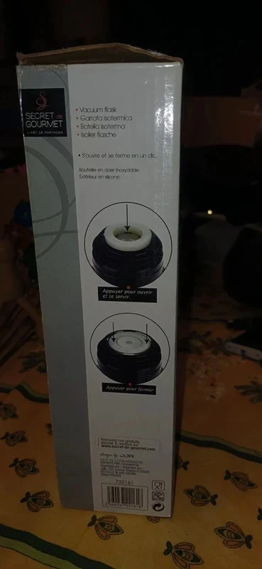 Garrafa térmica nova violeta em aço inoxidável – photo 5